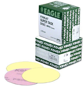 Eagle 3 inch Super-TACK Mini Yellow-Film Discs - 50 Discs/Box - 0
