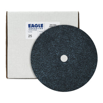 Eagle K917816-9 inch Blue Zirconium Eagle Fibre Discs - 25 discs/box