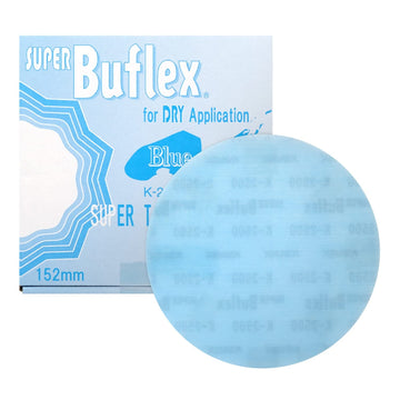 Super Buflex Flexible Dry 6 inch Sanding Discs, No Holes, Hook & Loop,  Discs