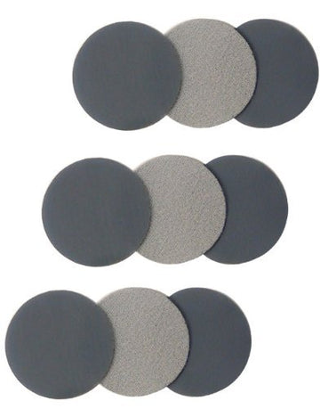 Super Buflex Flexible Dry 1-3/8 inch Sanding Discs, No Holes, Hook & Loop, 100 Discs - 0