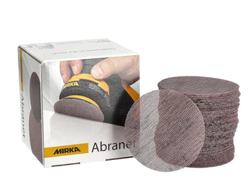 Mirka 9A-203-240 3-Inch Mesh Abrasive Dust Free Sanding Discs, Box of 50 Discs