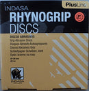 Indasa Rhynogrip 5 inch Solid White Hook & Loop Sanding Discs 50/box-2