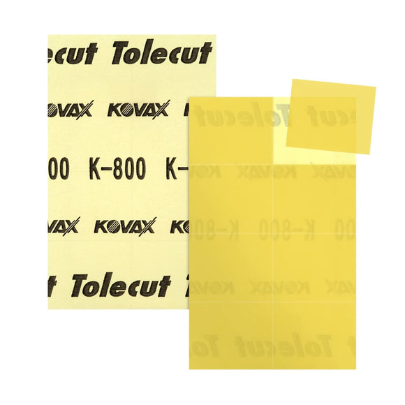 Tolecut PSA 8-Cut Block Sanding Sheets, Black K-3000, 191-1521, 25 Sheets