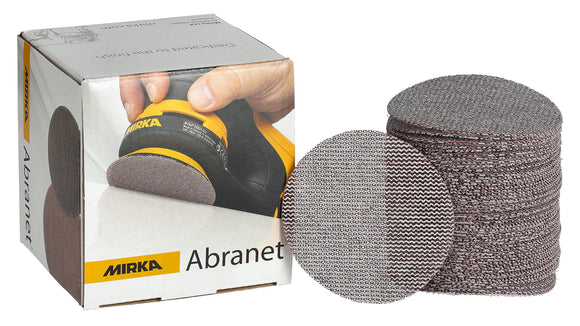 Mirka 9A-203-240 3-Inch Mesh Abrasive Dust Free Sanding Discs, Box of 50 Discs