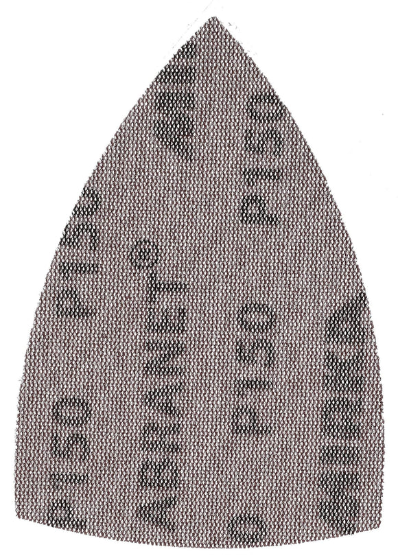 Mirka Abranet Delta Triangle Net Disc / 4x6x6 inch /Sandpaper Sanding Discs Hook and Loop / 10 pcs