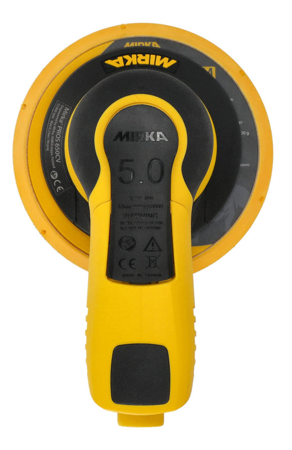 Mirka MRP-650CV Pneumatic Sander, Yellow, Black