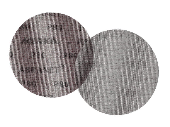 Mirka 6-Inch Mesh Abrasive Dust Free Sanding Discs, Box of 50 Discs