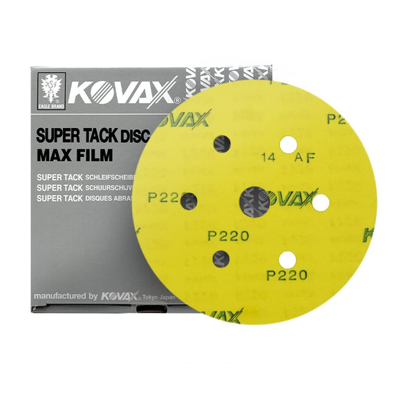 MaxFilm Ultra Premium 6 inch Sanding Discs, 7 Holes, Hook & Loop, 50 discs