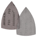 Mirka Abranet Delta Triangle Net Disc / 4x6x6 inch /Sandpaper Sanding Discs Hook and Loop / 10 pcs-20