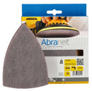 Mirka Abranet Delta Triangle Net Disc / 4x6x6 inch /Sandpaper Sanding Discs Hook and Loop / 10 pcs-3
