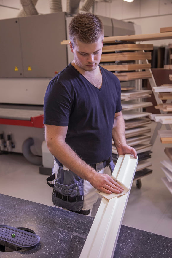 Mirka Goldflex Soft Hand Sanding Sheets 4.5 inch x 5 inch/Grit 320/200 pcs on a roll