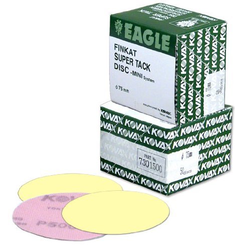 Eagle 3 inch Super-TACK Mini Yellow-Film Discs - 50 Discs/Box