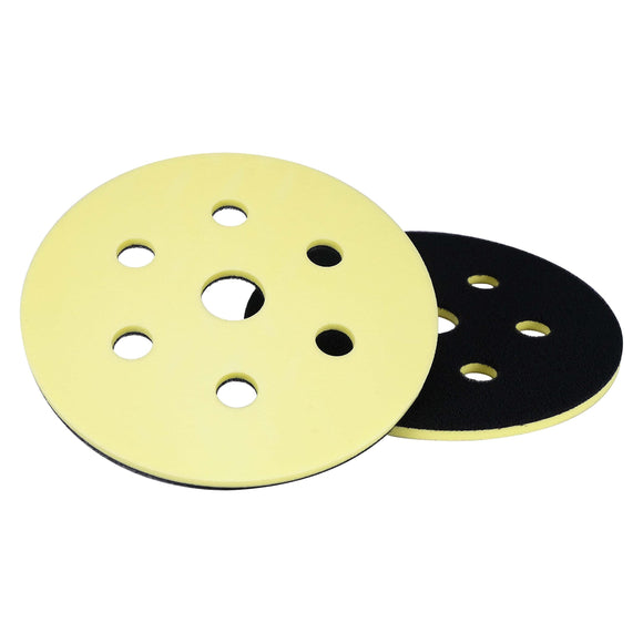 Eagle Micro-Hook Interface Pad for 6 inch Sanding Discs, Firm, Hook & Loop, 7 Holes, 971-0049, 2 Pads