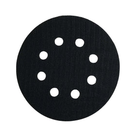2SAND 5-Inch 8-Hole Sanding Disc Pad Protector, Hook and Loop, Black Power Tool Accessories (Pack of 4)