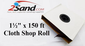 2SAND 1-1/2 in. x 50 Yard (150 ft) Cloth Shop Roll