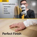 Mirka Gold Multifit 5'' Sandpaper Hook and Loop, 50 Pack 5 inch Sanding Discs for Orbital Sander, Sand Paper Pads for Wood, Drywall, Metal-6