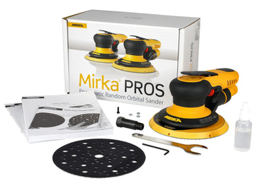 Mirka MRP-650CV Pneumatic Sander, Yellow, Black - 0