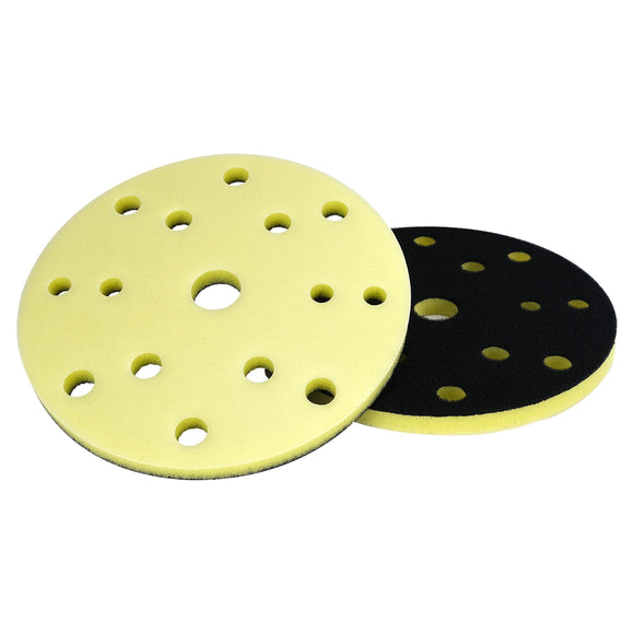 Eagle Micro-Hook Interface Pad for 6 inch Sanding Discs, Firm, Hook & Loop, 7 Holes, 971-0049, 2 Pads