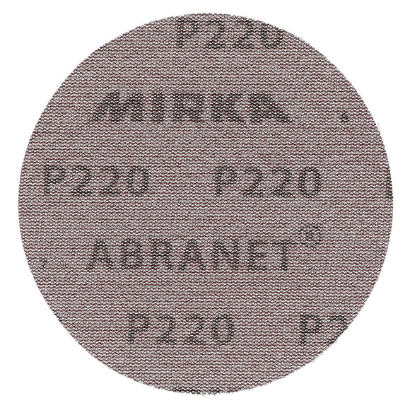 Mirka Abranet Net Disc / 5 inch/Sandpaper Sanding Discs Hook and Loop / 10 pcs