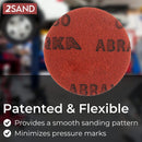 2SAND Mirka Abralon 6-inch Hook & Loop Polishing Discs - Pack of 5 (500 Grit)-5