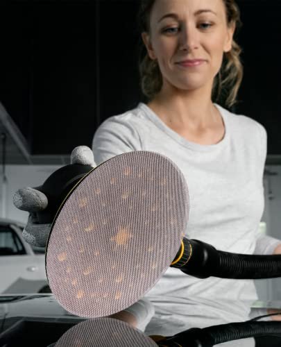 Mirka 6-Inch Mesh Abrasive Dust Free Sanding Discs, Box of 50 Discs