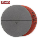 2SAND Mirka Abralon 6-inch Hook & Loop Polishing Discs - Pack of 5 (500 Grit)-1