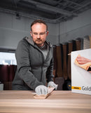 Mirka Goldflex Soft Hand Sanding Sheets 4.5 inch x 5 inch/Grit 320/200 pcs on a roll-4