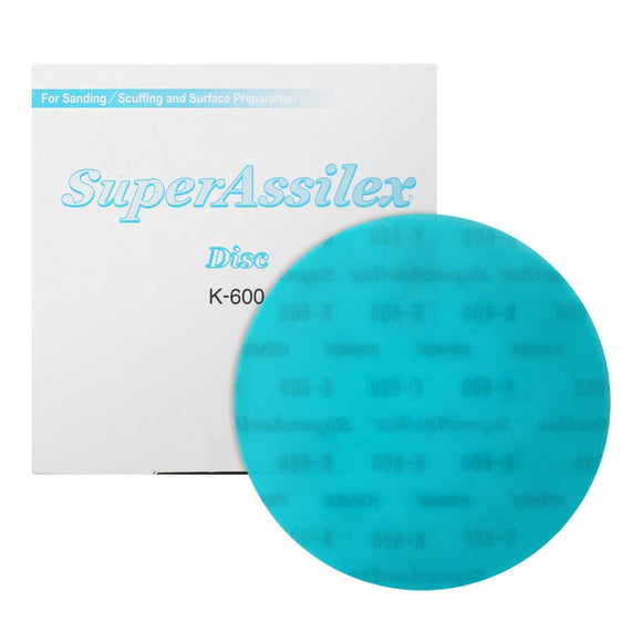 Super Assilex Flexible 6 inch Sanding Discs, No Holes, Hook & Loop, 25 Discs