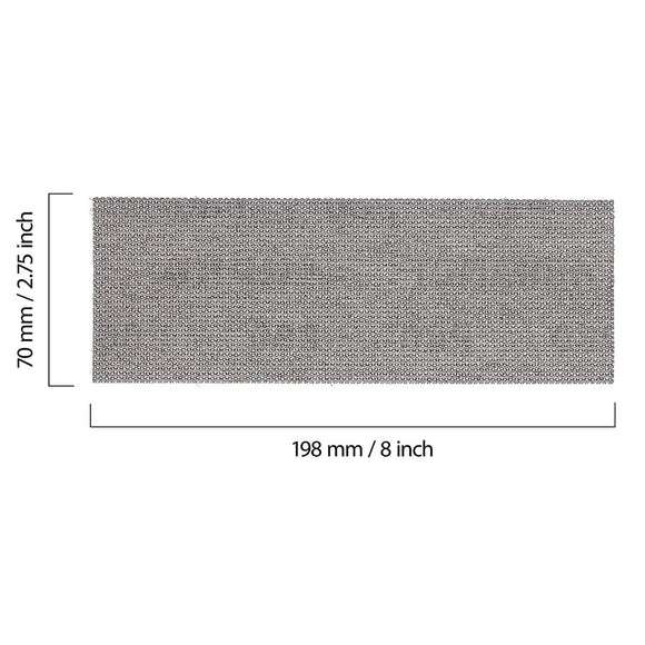 Mirka 2-3/4 x 8-Inch  Mesh Abrasive Dust Free Sanding Sheets, Box of 50 Sheets