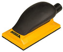 Mirka Hand Sanding Block 2.75" x 5" / Dust-Free Sanding 13 Holes/Hook and Loop / MVHB35-1