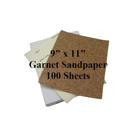 2Sand Garnet Sandpaper 9x11 100 Sheets (150 Grit)