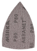 Mirka Abranet Delta Triangle Net Disc / 4x6x6 inch /Sandpaper Sanding Discs Hook and Loop / 10 pcs-10