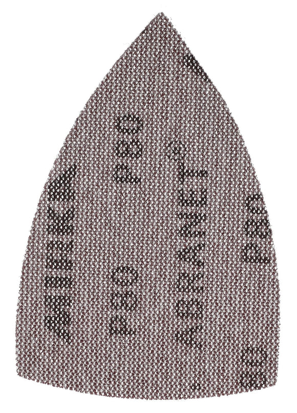 Mirka Abranet Delta Triangle Net Disc / 4x6x6 inch /Sandpaper Sanding Discs Hook and Loop / 10 pcs