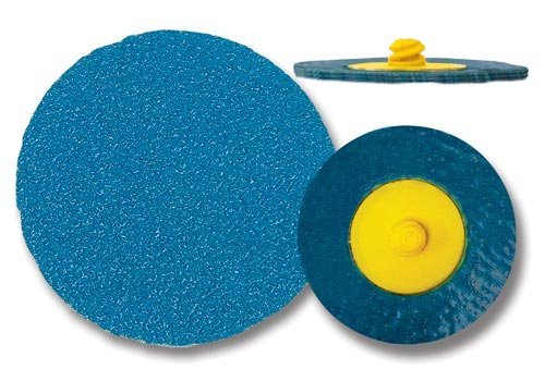 Eagle 0727-24 - 2 inch Super-LOC Blue Zirconium Discs - Grit 24-25 Discs/Box