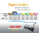 Super Assilex Flexible Sanding Sheets, Sky K-600, Hook & Loop, 191-1508, 25 Sheets-13