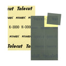 Tolecut PSA 8-Cut Block Sanding Sheets, Black K-3000, 191-1521, 25 Sheets-26