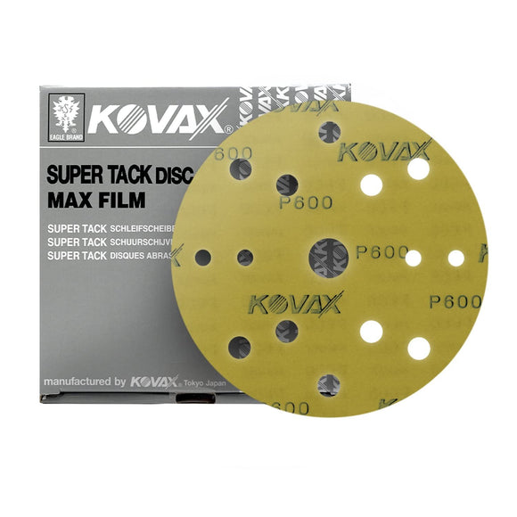 MaxFilm Ultra Premium 6 inch Sanding Discs, 7 Holes, Hook & Loop, 50 discs