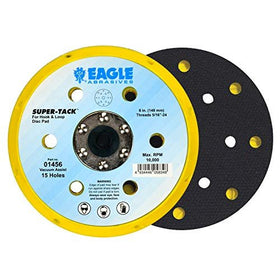 Eagle 01456-6 inch SUPER-TACK Back-Up Pad 15 Hole