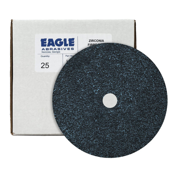 Eagle K717816-7 inch Blue Zirconium Eagle Fibre Discs - 25 discs/box