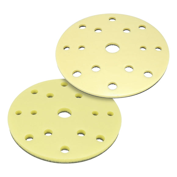 Eagle Micro-Hook Interface Pad for 6 inch Sanding Discs, Firm, Hook & Loop, 7 Holes, 971-0049, 2 Pads