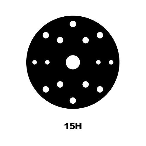 PROMA-X AIR 910-0600M7 6 inch Pneumatic Random Orbital DA Sander w/Vacuum Assist, 7 Hole Hook & Loop Pad, 3/16 inch Orbit