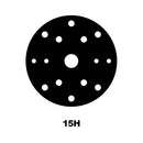 PROMA-X AIR 910-0600M7 6 inch Pneumatic Random Orbital DA Sander w/Vacuum Assist, 7 Hole Hook & Loop Pad, 3/16 inch Orbit-9