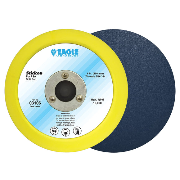 Eagle 03106-6 inch Stickon Disc Pad - 1 Pad
