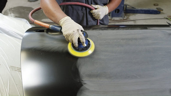 Eagle Magic Disc 6 inch Diamond Abrasive Sanding Discs for Hard E-Coat, 15 Hole, Grade 320, 10 Discs, Hook and Loop