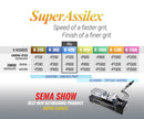 Super Assilex Flexible Sanding Sheets, Sky K-600, Hook & Loop, 191-1508, 25 Sheets-11