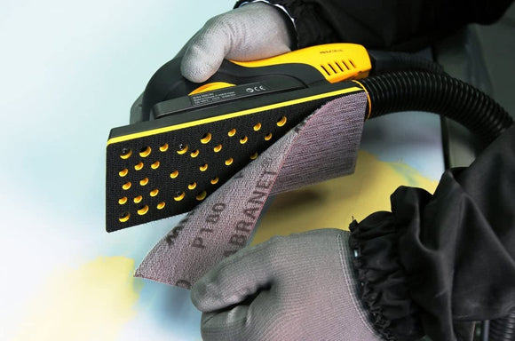 Mirka 2-3/4 x 8-Inch  Mesh Abrasive Dust Free Sanding Sheets, Box of 50 Sheets