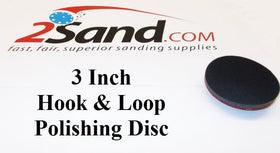 Mirka Abralon 3 inch Hook Loop Polishing Discs - Pack of 5 - 0