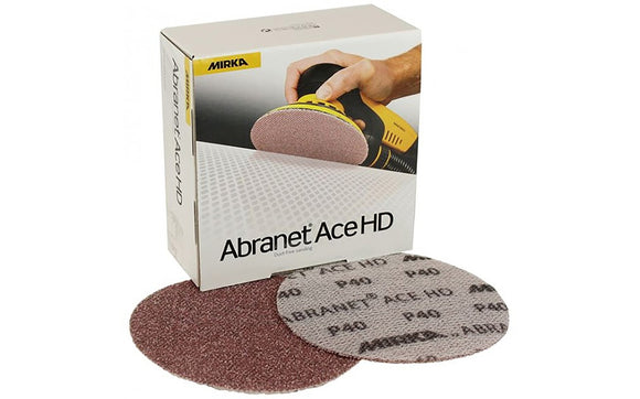 Mirka AH-241 Series Abranet Ace HD Net Grip Disc,grey