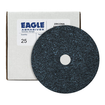 Eagle K517816-5 inch Blue Zirconium Eagle Fibre Discs - Grit 16-25 discs/box