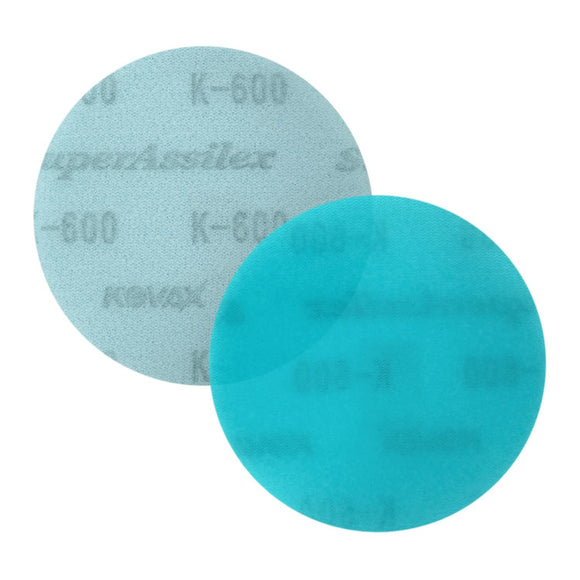 Super Assilex Flexible 3 inch Sanding Discs, No Holes, Hook & Loop, 50 Discs